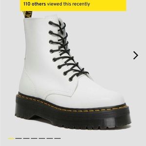Dr. Martens Jadon boot white, size 7